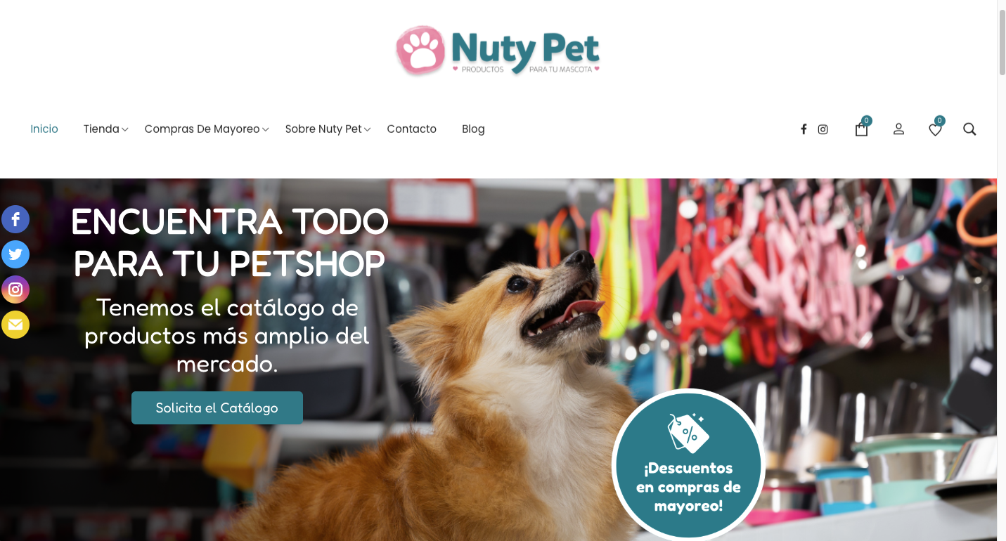 diseño web guadalajara nuty pet